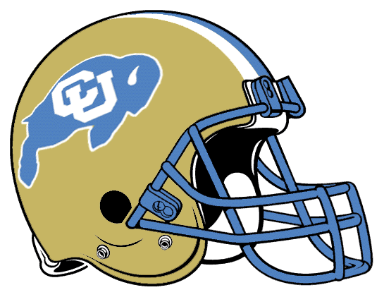 Colorado Buffaloes 1981-1984 Helmet Logo decal sticker